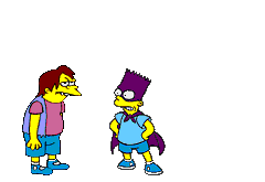 Bartman chased by Nelson